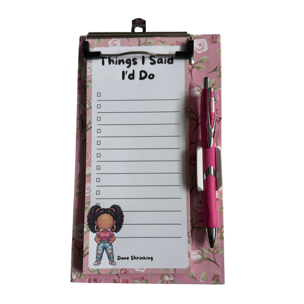 The Get It Done Bundle — Clipboard, To Do List Notepad & Pen | The Audacity Collection