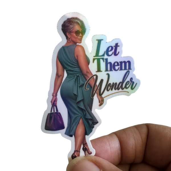 Let Them Wonder Sticker