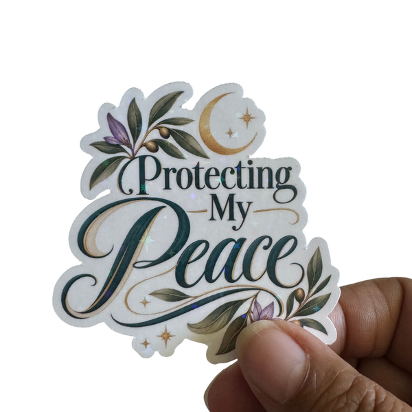 Protecting My Peace Sticker