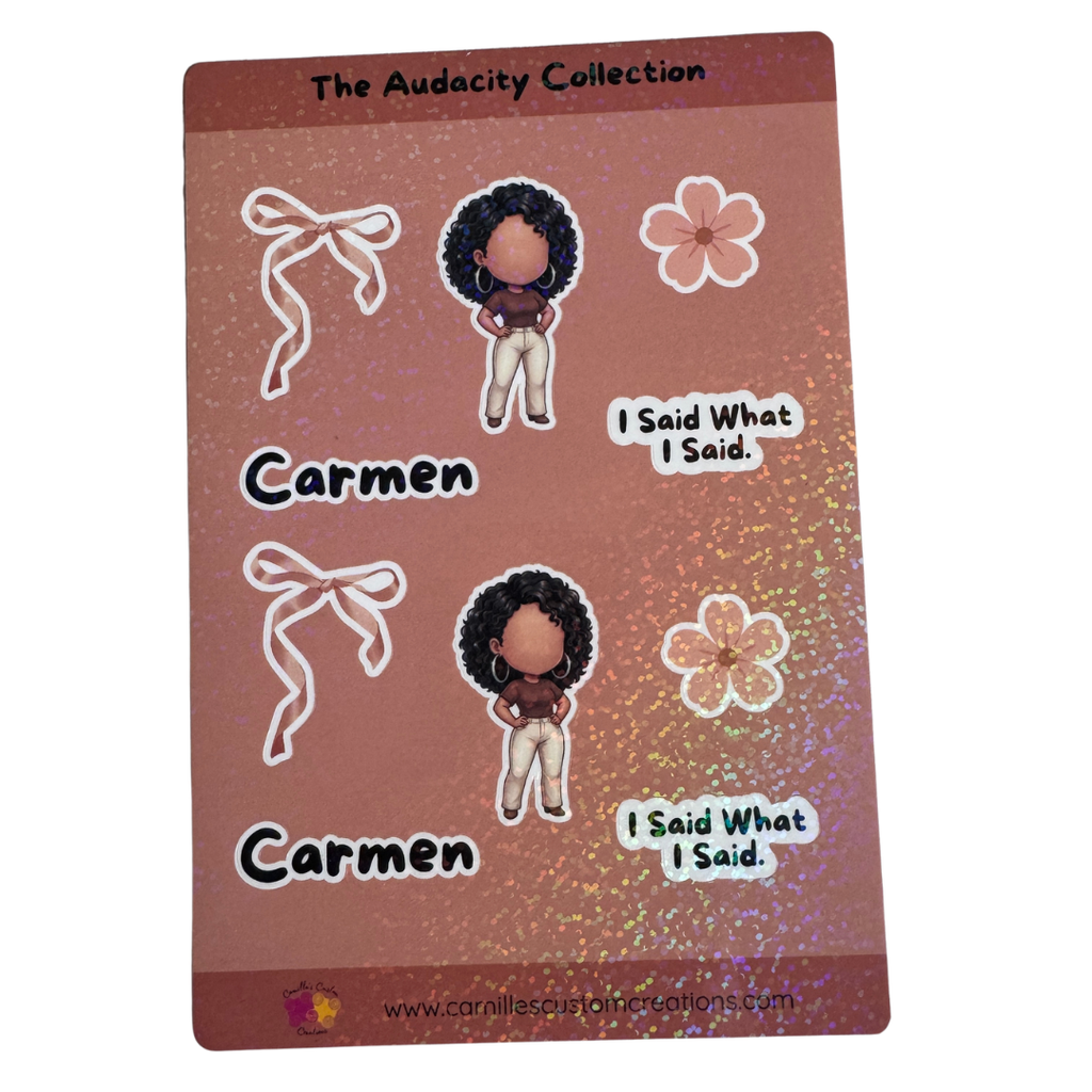 The Audacity Collection — Sticker Sheet
