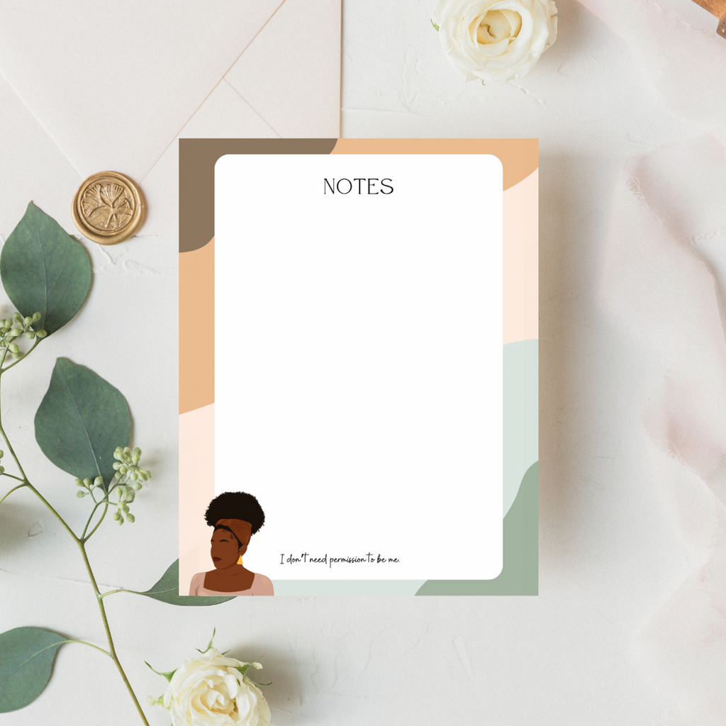 Affirmation Notepad - Stop writing on boring notepads