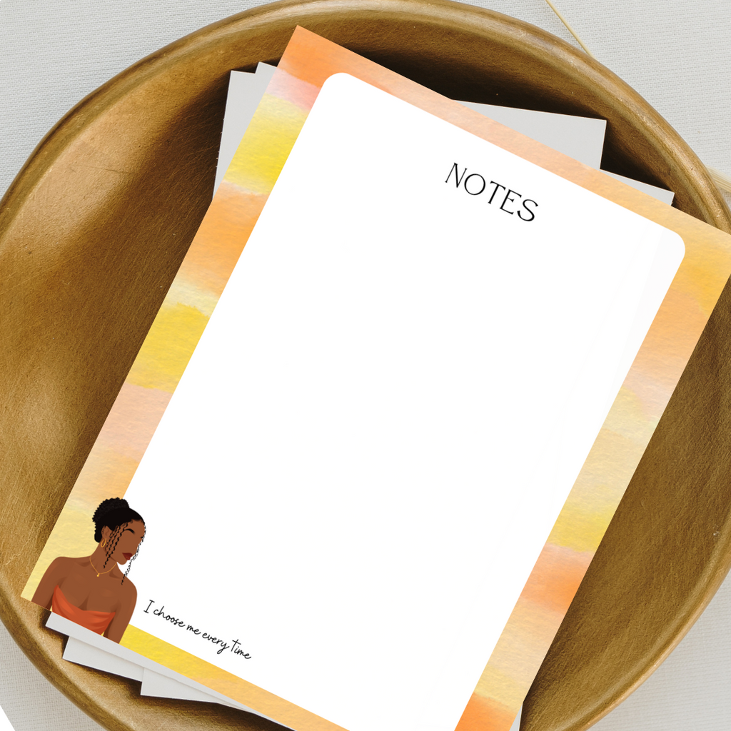 Affirmation Notepad - Stop writing on boring notepads