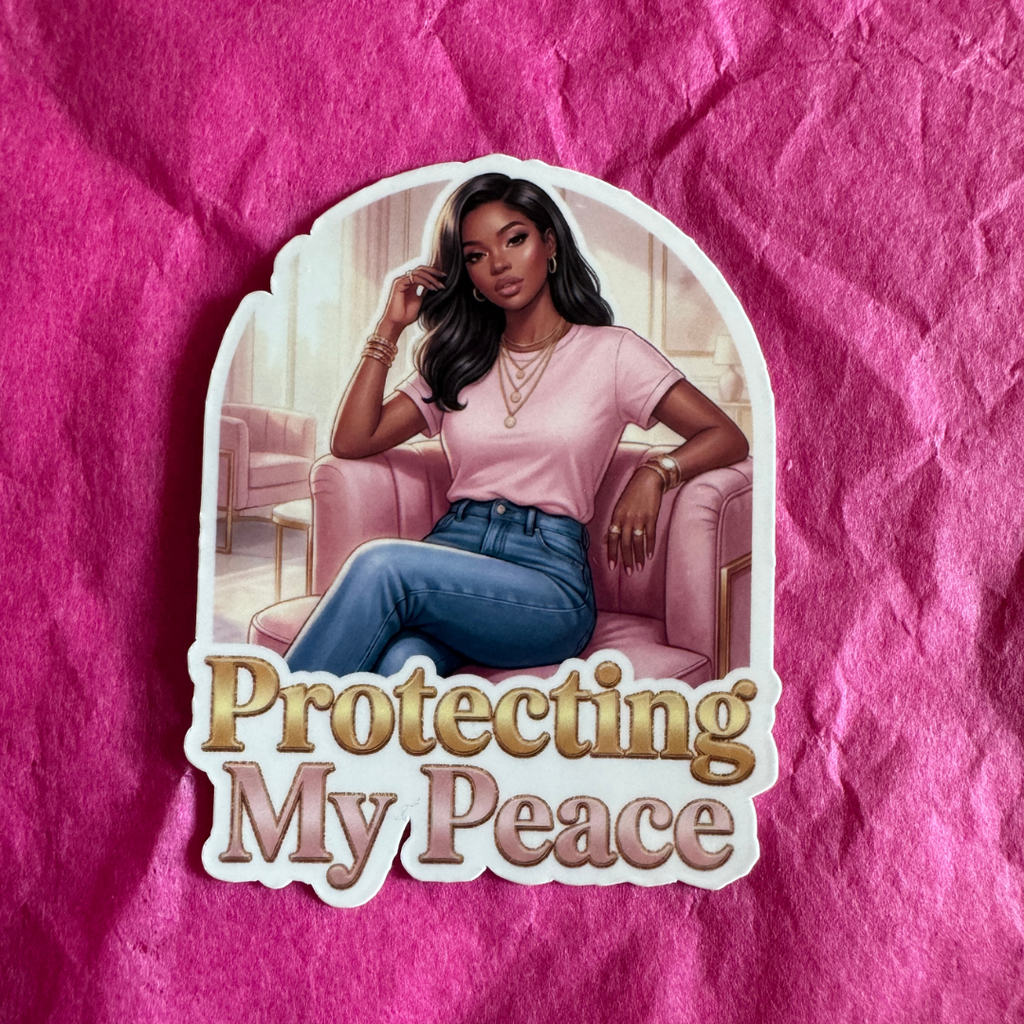 Protecting My Peace Sticker