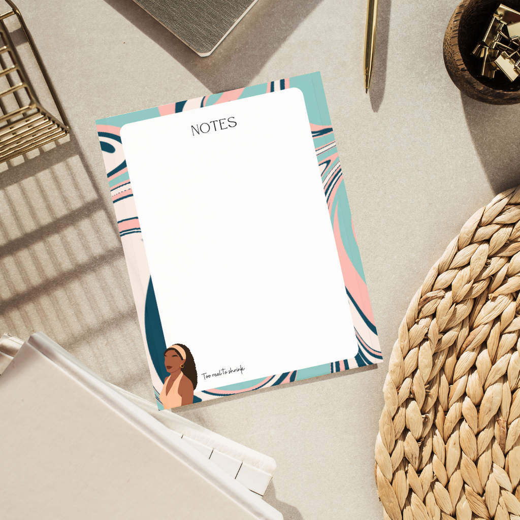 Affirmation Notepad - Stop writing on boring notepads