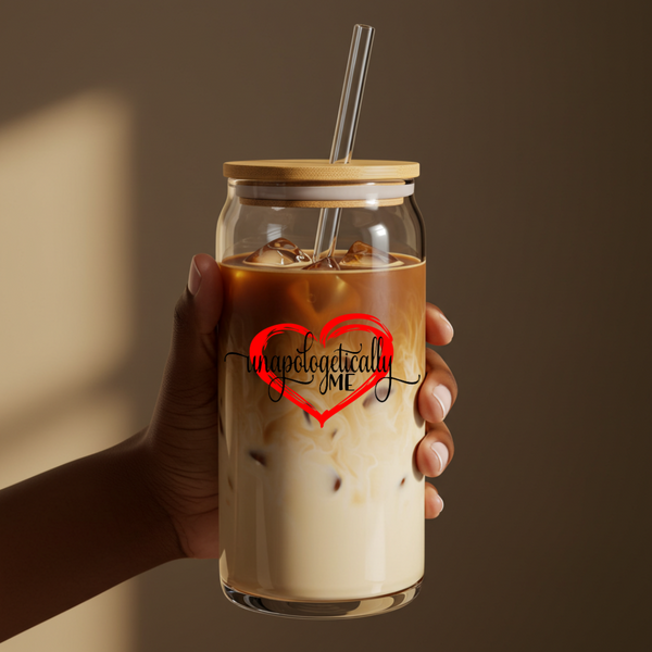 Unapologetically Me - 16 oz Glass Tumbler