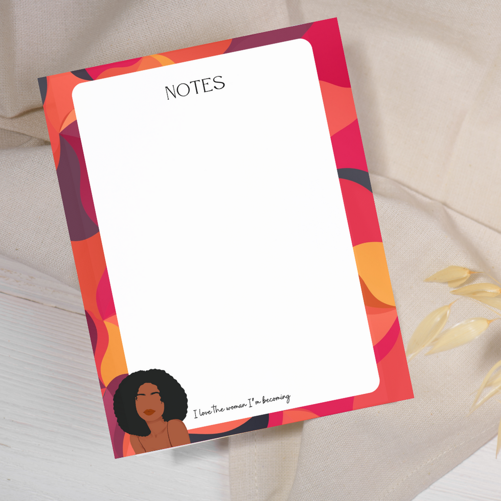Affirmation Notepad - Stop writing on boring notepads
